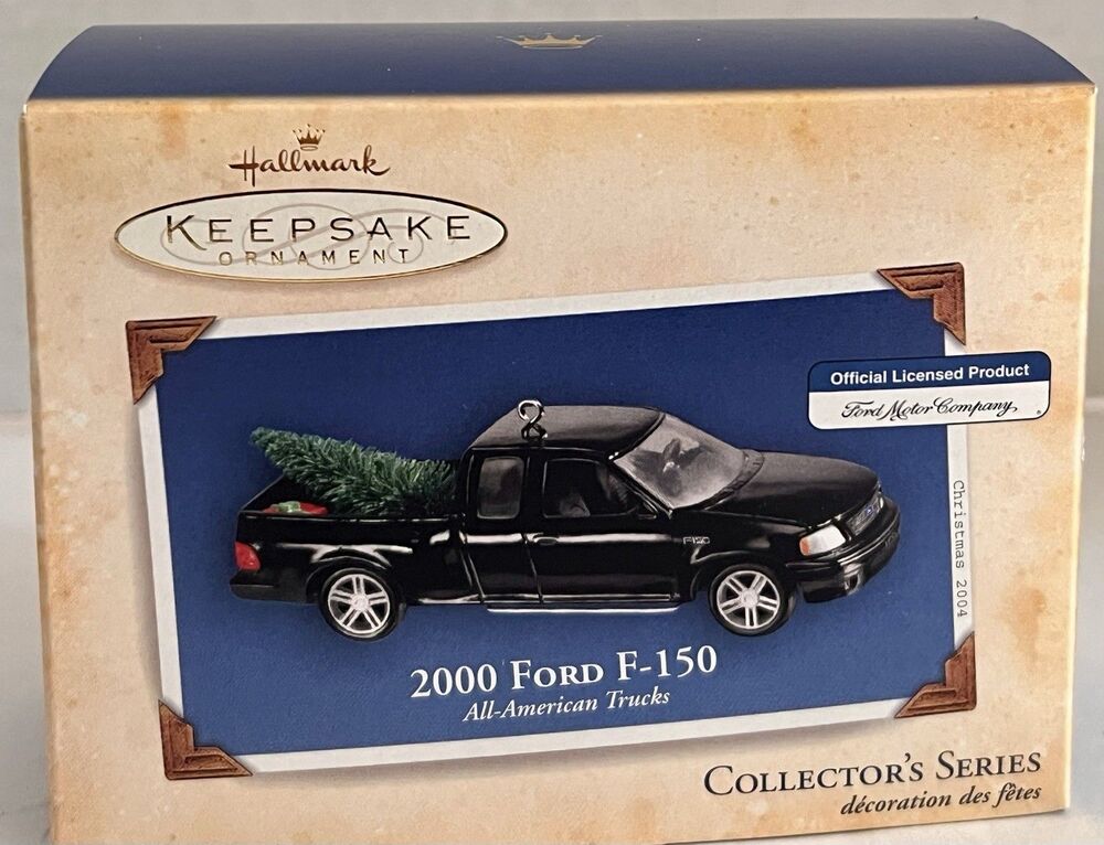 y2k vintage 2004 Hallmark 2000 Ford F-150 Ornament All-American Trucks NIB Offic